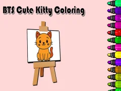 BTS Cute Kitty Coloring — free online game
