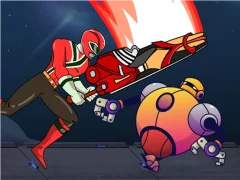 Power Rangers vs Robots — free online game