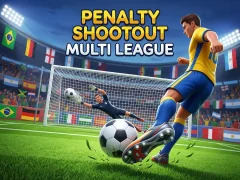 Gêm Penalty Shootout: Multi League ar-lein