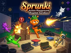 بازی Sprunki Action Playground: Ragdoll Sandbox آنلاین