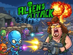 თამაში Aliens Attack ონლაინ