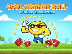 Cool Orange Ball: Bounce Adventure — free online game