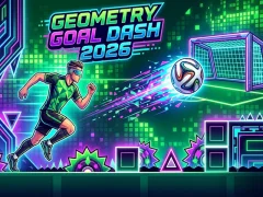 Logħba Geometry Goal Dash 2026 onlajn