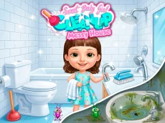 Sweet Baby Girl Cleanup Messy House — free online game