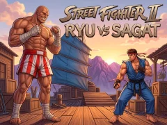 Street Fighter II Ryu vs Sagat — free online game