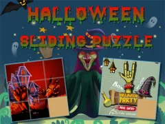 Halloween Sliding Puzzle — free online game