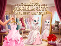 Talking Tom Angela City Wedding Boutique — free online game