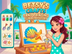 Betsy's Crafts Sand Painting Summer Holiday — free online game