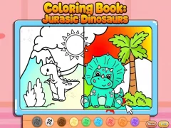 Coloring Book: Jurassic Dinosaurs — free online game