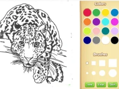 Realistic Animals Coloring Book for Kids