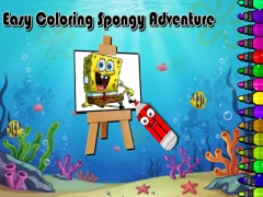 Easy Coloring Spongy Adventure — free online game