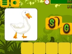 Žaidimas Word Animals For Kids internete