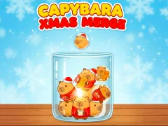 Capybara Xmas Merge — free online game