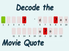Decode the Movie Quote — free online game