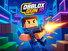 Cluiche Obblox Gun.io ar líne