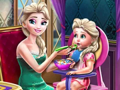 Ice Queen Toddler Feed — free online game
