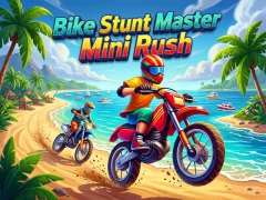 Bike Stunt Master Mini Rush — bezmaksas tiešsaistes spēle