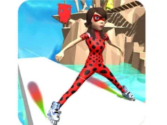 Ladybug Skating Sky Up — free online game