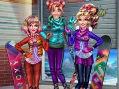 Princesses Winter Holiday — безплатна онлайн игра