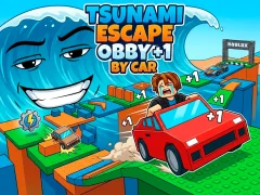 Игра Obby: Tsunami Escape +1 by Car онлайн