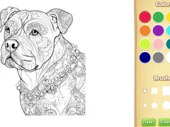 Dog Coloring Book for Adults — free online game