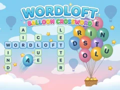 თამაში Wordloft: Balloon Crossword ონლაინ