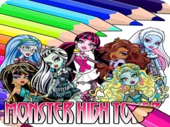 Coloring Book for Monster High — free online game