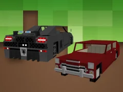 Blockcraft Cars Jigsaw — free online game