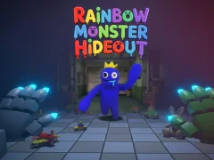 Rainbow Monster Hideout 3D — free online game