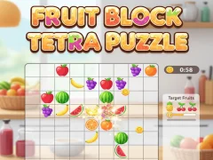 Fruit Block Tetra Puzzle — free online game