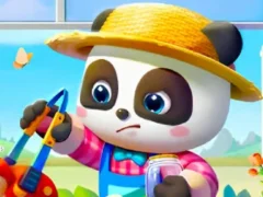 Jigsaw Puzzle: Baby Panda Little Farmer — free online game