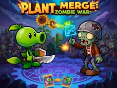 Plant Merge: Zombie War — free online game