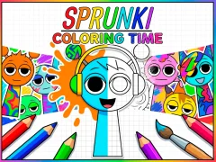 Sprunki Coloring Time — free online game