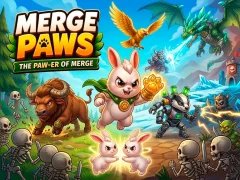 Merge Paws — free online game