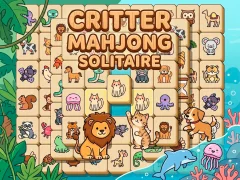 Critter Mahjong Solitaire — free online game