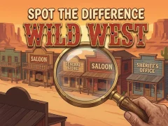 Spot The Difference Wild West — free online game