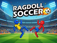 Гульня Ragdoll Soccer онлайн