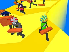 Stickman Planks Fall — free online game