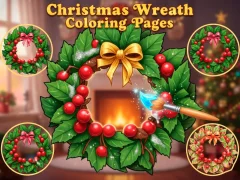 Christmas Wreath Coloring Pages — free online game
