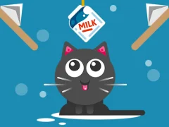The Cat Drink Milk — free online game