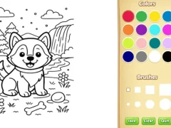 Dog Coloring Book — free online game
