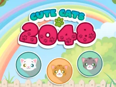 Cute Cats 2048 — free online game