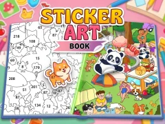 Sticker Art Book — бесплатна онлајн игра