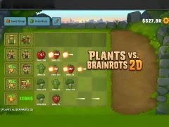 Plants vs Brainrots 2D — free online game