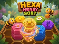 თამაში Hexa Honey Sort ონლაინ