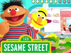 123 Sesame Street: Super Salad Diner — free online game