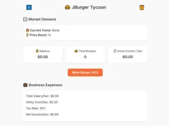 Jburger Tycoon — free online game
