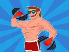 Muscle race games body run 3d — free online game