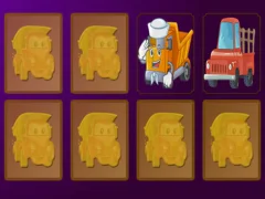 Cartoon Trucks Memory — free online game