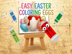 Easy Easter Coloring Eggs — free online game